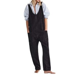We The Free High Roller Jumpsuit Overalls Women Size L